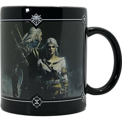 Product Κούπα Κεραμική Cenega Good Loot The Witcher 3 Art Heat Reveal - Geralt & Ciri 480 ml Black base image