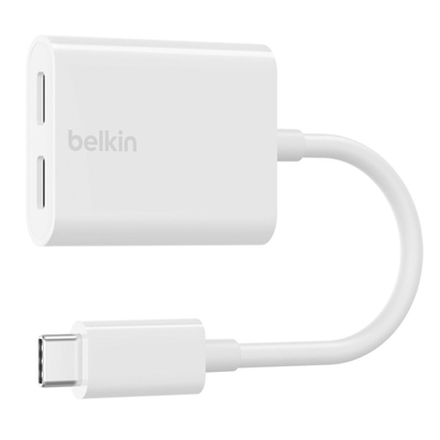 Product Αντάπτορας USB Belkin F7U081BTWH interface hub Type-C White base image