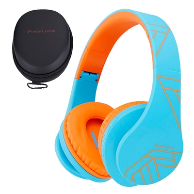 Product Headphones PowerLocus P2 Kids blue/orange base image