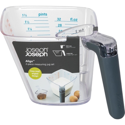 Product Δοσομετρητής Joseph Joseph Align 2-piece Easy-read Grey Set base image
