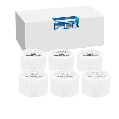 Product Αυτοκόλλητες Ετικέτες Ρολό 6x G&G 54mm x 101mm sw Komp. m. Dymo S0722430/ 99014 base image