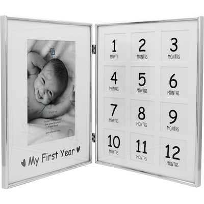 Product Κορνίζα Zilverstad My First Year 13Fotos Metal silver plated 7614231 base image