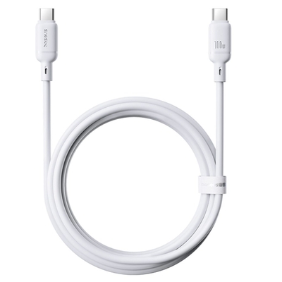 Product Καλώδιο USB Baseus Silky Series cable Type-C 100W 2m Cluster White base image