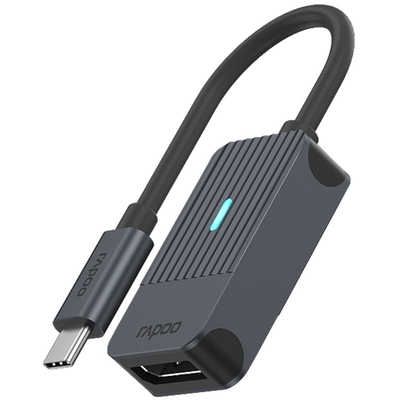 Product Αντάπτορας USB Rapoo USB-C Adapter Grey USB-C to DisplayPort base image