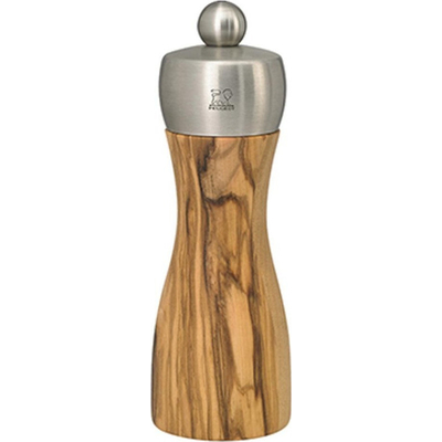 Product Μύλος Μπαχαρικών Peugeot Fidji salt 15 cm olive wood and stainless steel base image