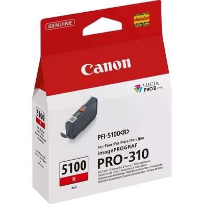 Product Μελάνι Canon PFI-5100 R red base image