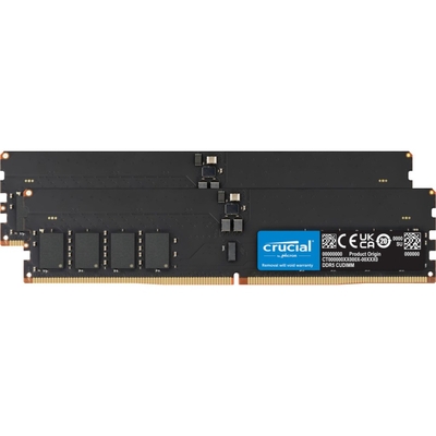 Product Μνήμη RAM Σταθερού DDR5 32GB Crucial 6400 Kit 2x16GB CUDIMM CL52 base image