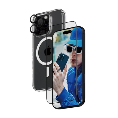 Product Προστατευτικό Οθόνης PanzerGlass 3-in-1 iPhone 16 Pro base image