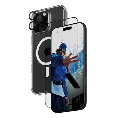 Product Προστατευτικό Οθόνης PanzerGlass 3-in-1 iPhone 16 Pro Max base image