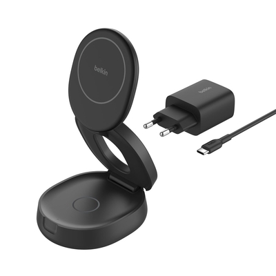 Product Ασύρματος Φορτιστής Belkin Boost mag.2-in-1 Ch.Qi2 bl. WIZ035kqBK base image