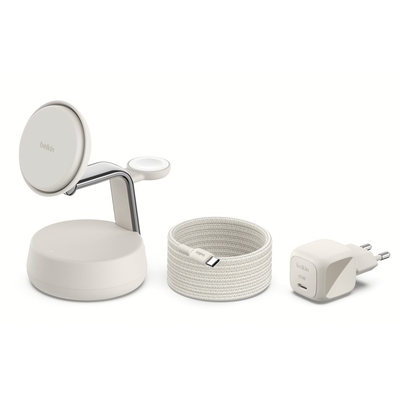 Product Ασύρματος Φορτιστής Belkin UltraCharge Pro 25W Qi2 mag.3-in-1 Ladest.ws. WIZ040kqSD base image