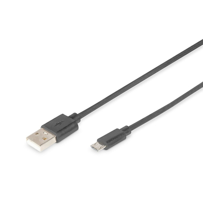 Product Καλώδιο USB Digitus DB-300127-018-S - USB-A / Micro-USB - 1.8 m base image