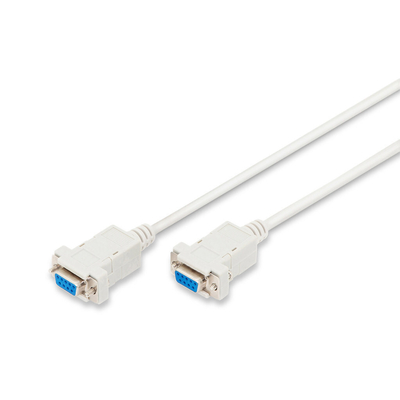 Product Καλώδιο Σειριακό Digitus Null modem - DSUB (9-pin)/ DSUB (9-pin) - 1.8 m base image