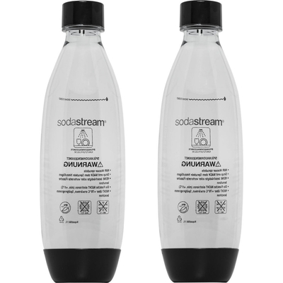 Product Δοχείο για Παρασκευαστή Σόδας SodaStream PET DuoPack Fuse (2 Bottles, 1L, black) base image