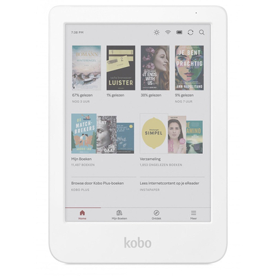 Product Ebook Reader Kobo Clara White (N367-KU-WH-K-CK) base image