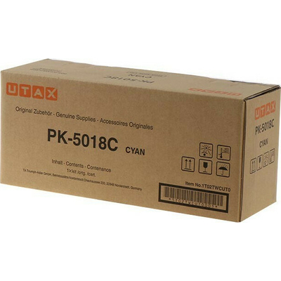 Product Toner Utax PK-5018C Cyan (1T02TWCUT0) base image