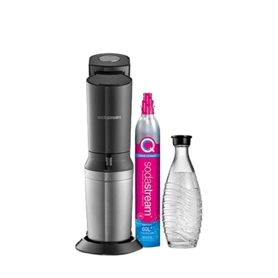 Product Παρασκευαστής Σόδας SodaStream Crystal 3 0 Promopack QC Black incl 3 Glasbottles base image