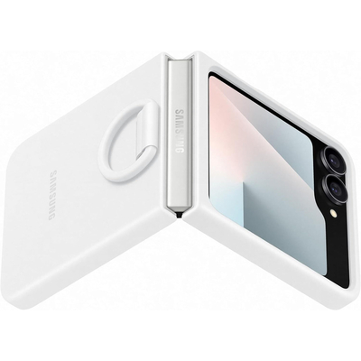 Product Θήκη Κινητού Samsung Silicone Flip 7 FE White base image