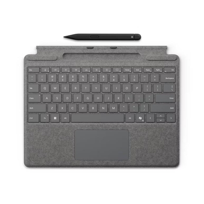 Product Θήκη Tablet Microsoft Surface Pro 8/9 Keyboard + Stylus / Copilot button / English / Platinum base image
