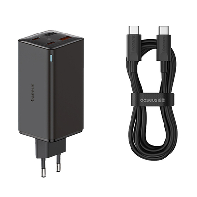 Product Φορτιστής Baseus GaN6 Pro, 2x USB-C + 2x USB-A 100W (Black) base image