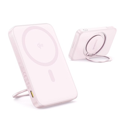 Product Powerbank Baseus PicoGo Qi2 5000mAh 20W Pink base image