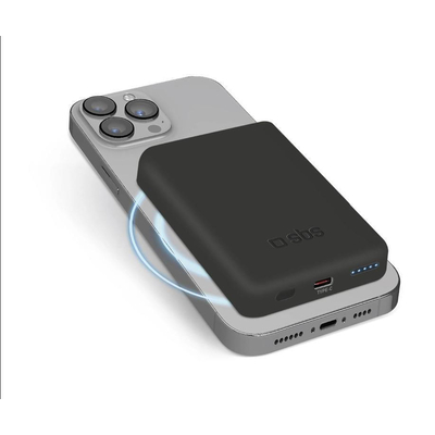 Product Powerbank SBS TEBB5000MAG1CK 5000mAh USB-C MagSafe Black base image