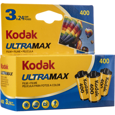 Product Φιλμ Kodak 135 ultramax carded 400-24x3 base image