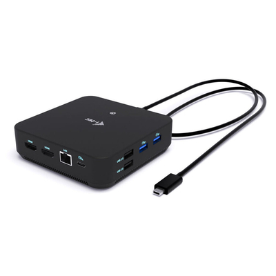 Product Docking Station i-tec USB-C DP HDMI2xHDMI 4K 60Hz 1x USB-C 5x USB-A (3x5Gbps) 100W base image
