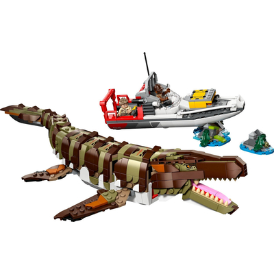 Product Lego Jurassic World 76974 Boat Mission and Mosasaur Model base image