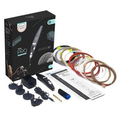 Product 3D Printer Filament 3Doodler Pro III with 9 spools of filament and accessories base image