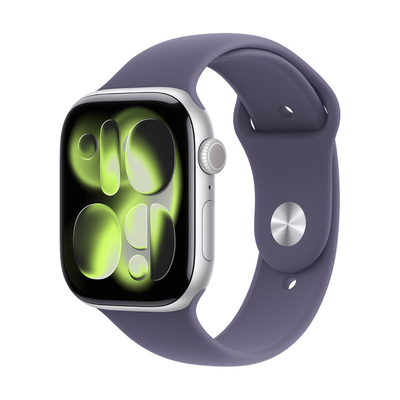 Product Smartwatch Apple Watch Series 11 GPS 46mm Silver Aluminium / Purple Fog Sport - M/L base image