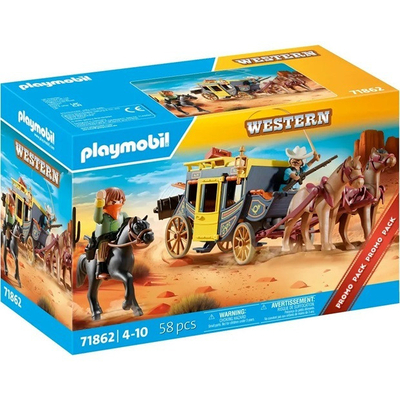 Product Playmobil History 71862 Wild West Stagecoach Robbery base image