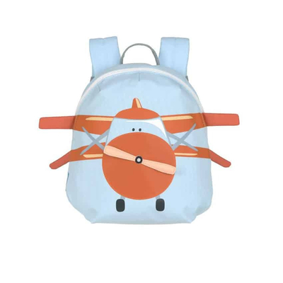 Product Σχολική Τσάντα Lassig Tiny Drivers Plane Mini Blue base image