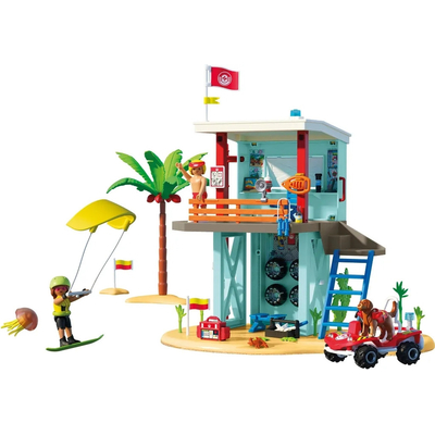 Product Playmobil My Life 71903 Lifeguard Tower and Beach Buggy base image