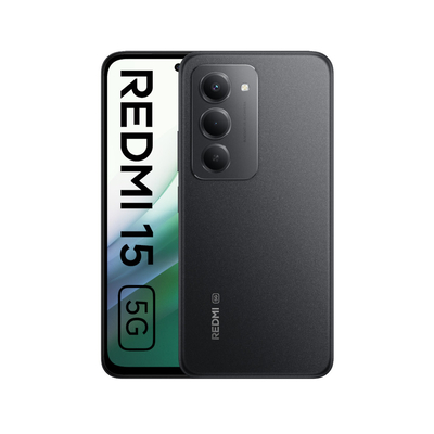 Product Smartphone Xiaomi Redmi 15 5G 4/128GB Black base image