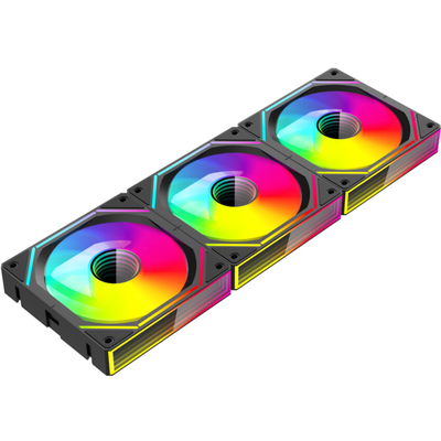 Product Case Fan 12cm Power Train 360mm ARGB PWM - Zyber X3 - Black base image