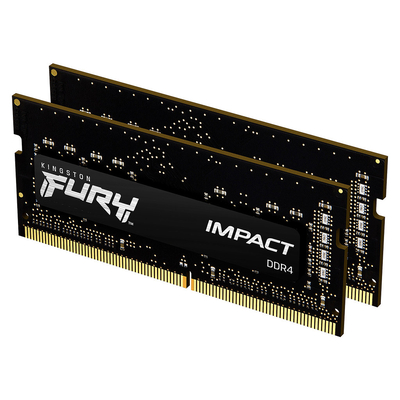 Product Μνήμη RAM Φορητού DDR4 16GB Kingston SODIMM 3200 CL20 (2x 8GB) FURY base image