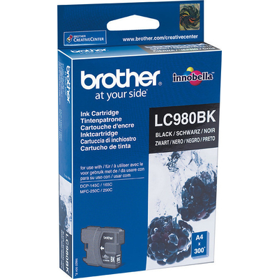 Product Μελάνι Brother LC-980BK Black 300 pages (Original) base image