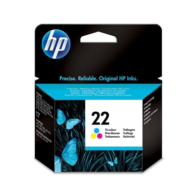 Product Μελάνι HP No. 22 Colour 165 pages (Original) base image
