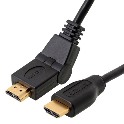 Product Καλώδιο HDMI Logilink  1.80m 4K/30Hz 180° rotatable base image
