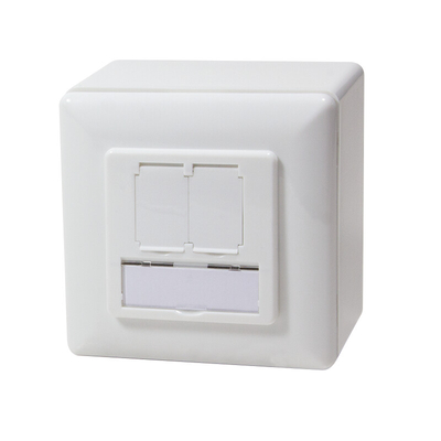 Product Πρίζα Δικτύου Logilink Surface-mounted box 2xRJ45 Cat5e Signal White base image