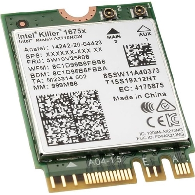Product Κάρτα Δικτύου Intel WIFI6E 2400Mbps - Killer AX1675 base image