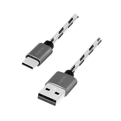 Product Καλώδιο USB Logilink USB-C 2.0 (M) <--> USB-A (M) Set 0.5m/1.0m/2.0m base image