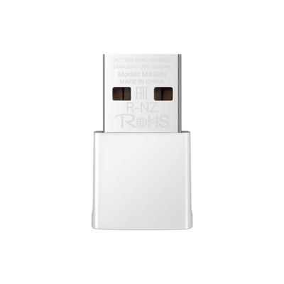 Product Αντάπτορας Δικτύου USB Mercusys WL AC1300 nano - MA30N base image