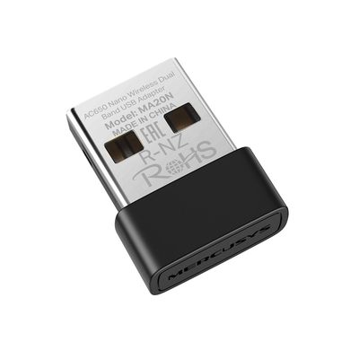 Product Αντάπτορας Δικτύου USB Mercusys WL AC650 nano - MA20N base image