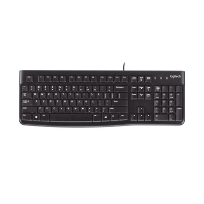 Product Πληκτρολόγιο Ενσύρματο Logitech FR KB K120 Black Ret. (Franse layout) base image