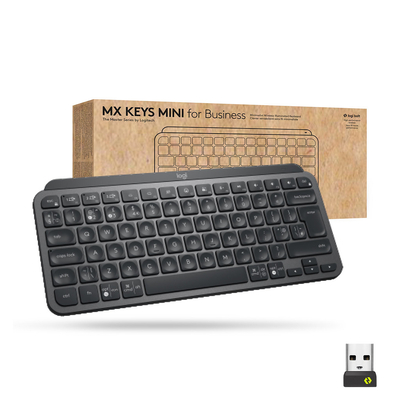 Product Πληκτρολόγιο Ασύρματο Logitech KB MX Keys Mini for Business BT Illuminated base image