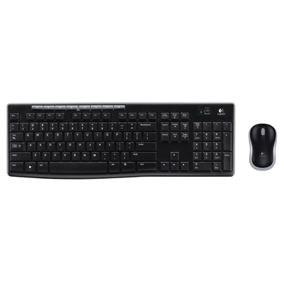 Product Σετ Πληκτρολόγιο Και Ποντίκι Ασύρματο Logitech BE DT MK270 Black (Belgian) base image
