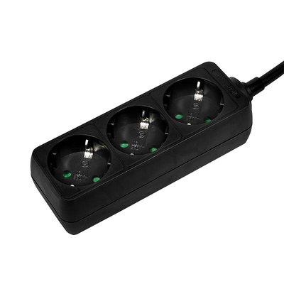 Product Πολύπριζο Logilink socket 3-fold 1.5m / Black base image