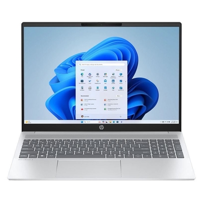 Product Laptop HP 16" OmniBook 5 AI 16-ag1222nw - Ryzen AI 5 340 -2K-Touch / 16GB / 512GB / Win11Home / Glacial Silver(C1LT5EA)(US Keyboard) base image